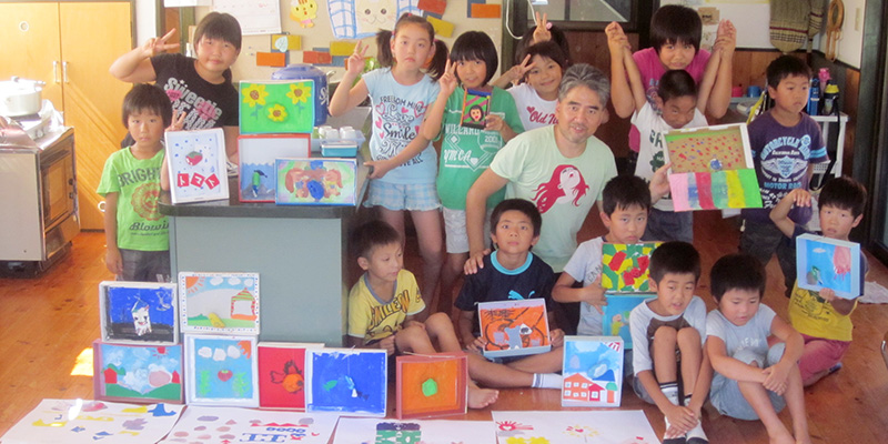夏休みの図工にアートレッスン